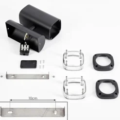 hofstein Applique murale d'extérieur Corneda Noir, 1 lumière