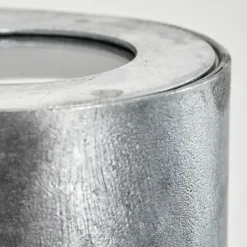 hofstein Applique murale d'extérieur Mora LED Nickel mat, 2 lumières