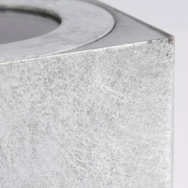 hofstein Applique murale d'extérieur Mora LED Nickel mat, 2 lumières