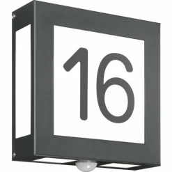 Luminaires CMD Applique murale d'extérieur CMD AQUA LEGENDO Anthracite, 2 lumières, Détecteur de mouvement