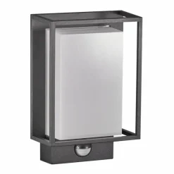 Luminaires Nordlux Applique murale d'extérieur Nordlux Nestor LED Noir, 1 lumière, Détecteur de mouvement