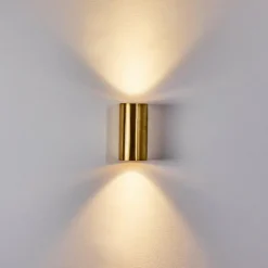 hofstein Applique murale d'extérieur Boda Laiton, 2 lumières