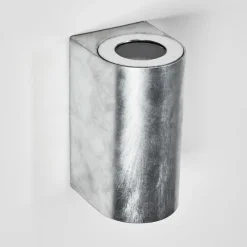 hofstein Applique murale d'extérieur Boda Argenté, 2 lumières