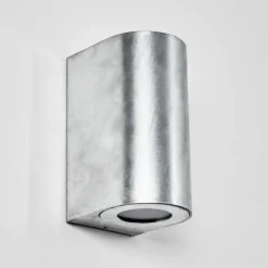 hofstein Applique murale d'extérieur Boda Argenté, 2 lumières