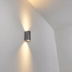 hofstein Applique murale d'extérieur Boda Gris, 2 lumières