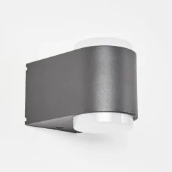 hofstein Applique murale d'extérieur Mapiu LED Anthracite, 2 lumières