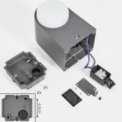 hofstein Applique murale d'extérieur Mapiu LED Anthracite, 2 lumières