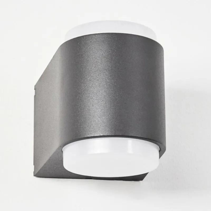 hofstein Applique murale d'extérieur Mapiu LED Anthracite, 2 lumières