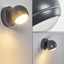 hofstein Applique murale d'extérieur Kapowai LED Anthracite, 1 lumière