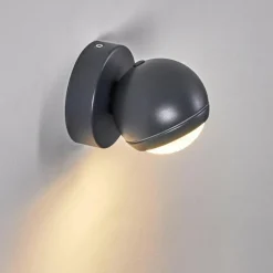 hofstein Applique murale d'extérieur Kapowai LED Anthracite, 1 lumière