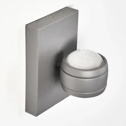 hofstein Applique murale d'extérieur Arsego LED Gris, 2 lumières