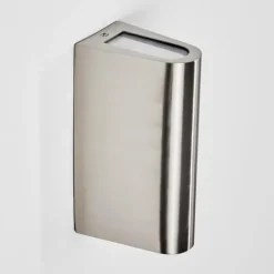 hofstein Applique murale d'extérieur Avena LED Acier inoxydable, 1 lumière