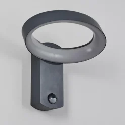 hofstein Applique murale d'extérieur Carinola LED Anthracite, 1 lumière, Détecteur de mouvement