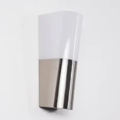 hofstein Applique murale d'extérieur Busalla LED Nickel mat, 1 lumière