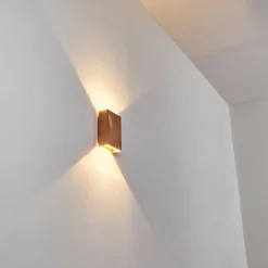 hofstein Applique murale d'extérieur Benin LED Cuivre, 1 lumière