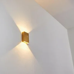 hofstein Applique murale d'extérieur Benin LED Laiton, 1 lumière