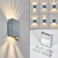 hofstein Applique murale d'extérieur Benin LED Gris, 1 lumière