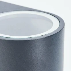 hofstein Applique murale d'extérieur Kingstown Anthracite, 2 lumières