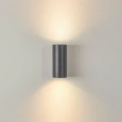 hofstein Applique murale d'extérieur Kingstown Anthracite, 2 lumières