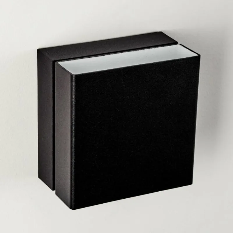 hofstein Applique murale d'extérieur Fontanile LED Noir, Blanc, 1 lumière