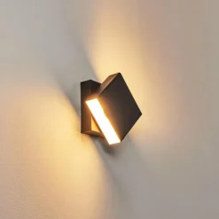 hofstein Applique murale d'extérieur Fontanile LED Noir, Blanc, 1 lumière