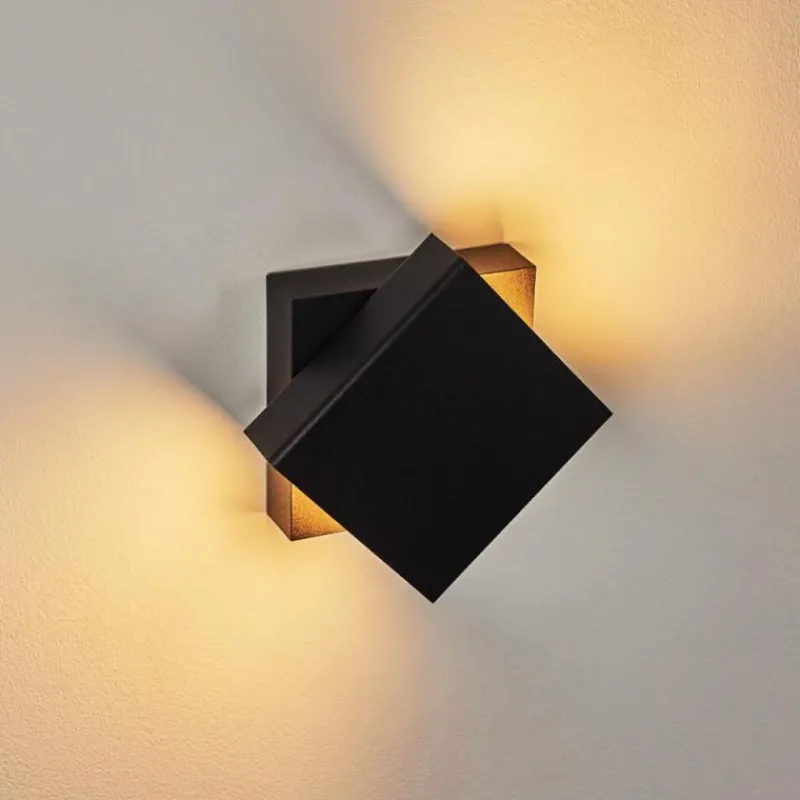 hofstein Applique murale d'extérieur Fontanile LED Noir, Blanc, 1 lumière