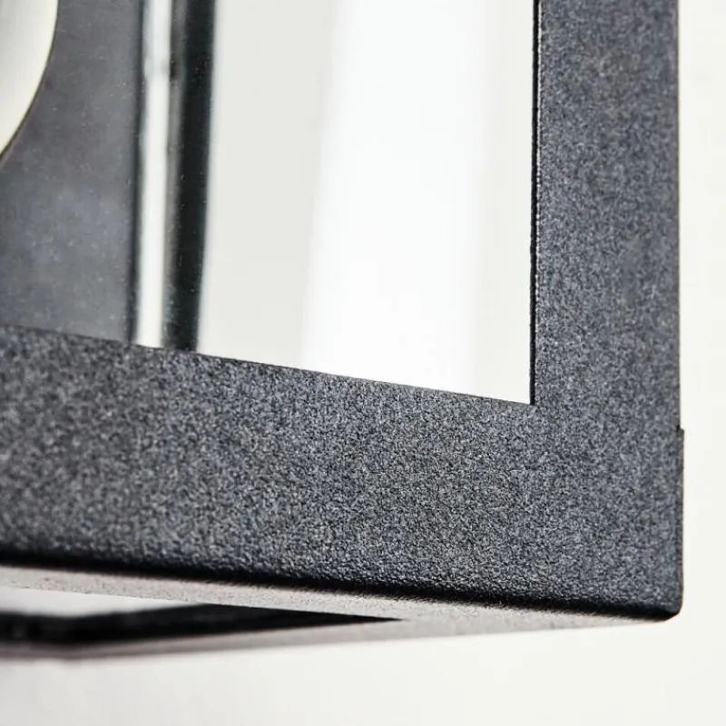 hofstein Applique murale d'extérieur Caudry Noir, 2 lumières