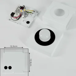 hofstein Applique murale d'extérieur Fontanile LED Blanc, 1 lumière