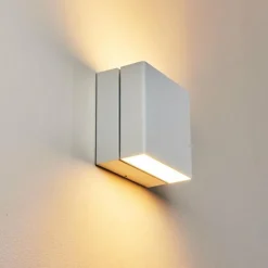 hofstein Applique murale d'extérieur Fontanile LED Blanc, 1 lumière