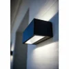 Luminaires Lutec Applique murale d'extérieur Lutec GEMINI LED Noir, 2 lumières