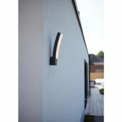 Luminaires Lutec Applique murale d'extérieur Lutec KIRA LED Anthracite, 1 lumière
