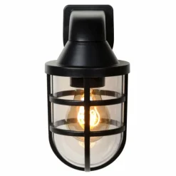 Luminaires Lucide Applique murale d'extérieur Lucide LEWIS Noir, 1 lumière