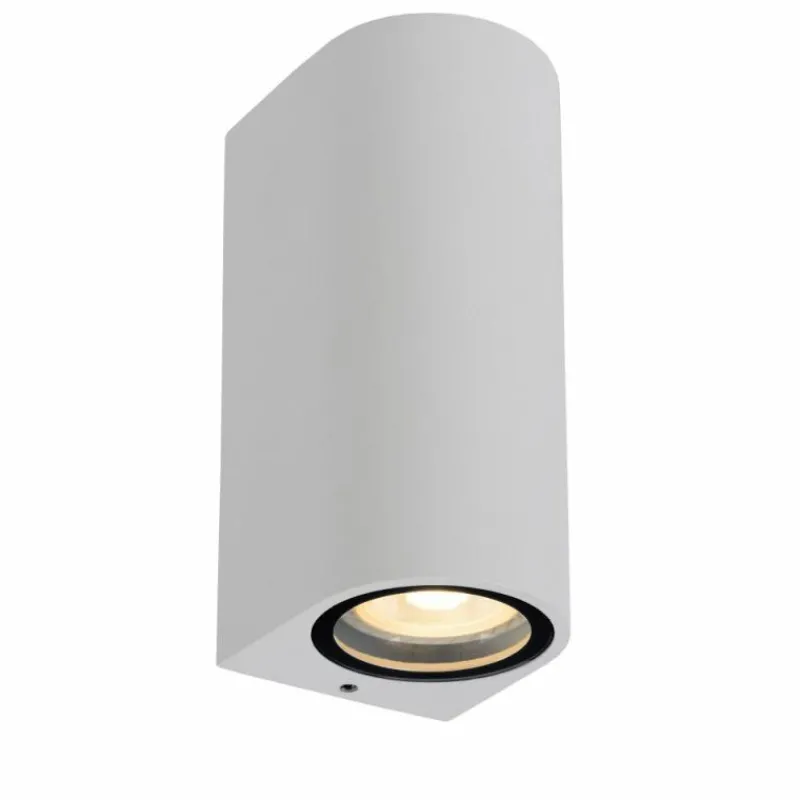 Luminaires Lucide Applique murale d'extérieur Lucide ZARO Blanc, 2 lumières