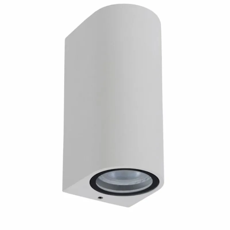 Luminaires Lucide Applique murale d'extérieur Lucide ZARO Blanc, 2 lumières