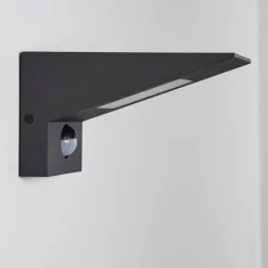 hofstein Applique murale d'extérieur Matlava LED Anthracite, Blanc, 1 lumière, Détecteur de mouvement