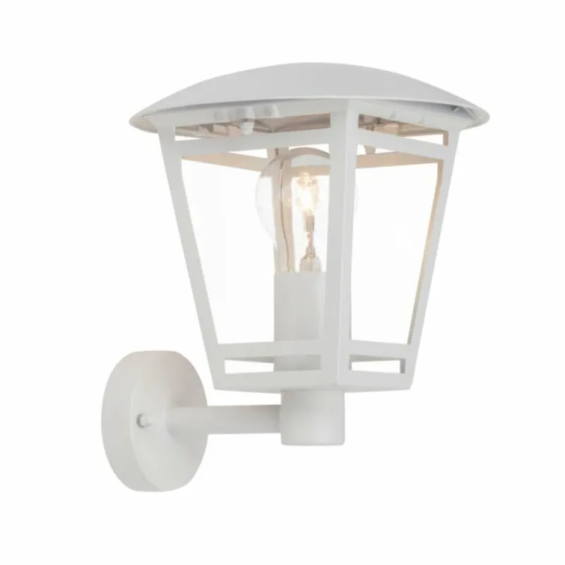 Luminaires Brilliant Applique murale d'extérieur Brilliant Riley Blanc, 1 lumière