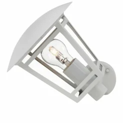 Luminaires Brilliant Applique murale d'extérieur Brilliant Riley Blanc, 1 lumière