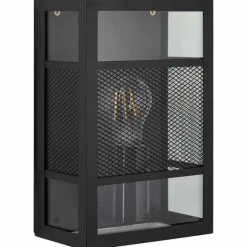 Luminaires Brilliant Applique murale d'extérieur Brilliant Getta Noir, 1 lumière