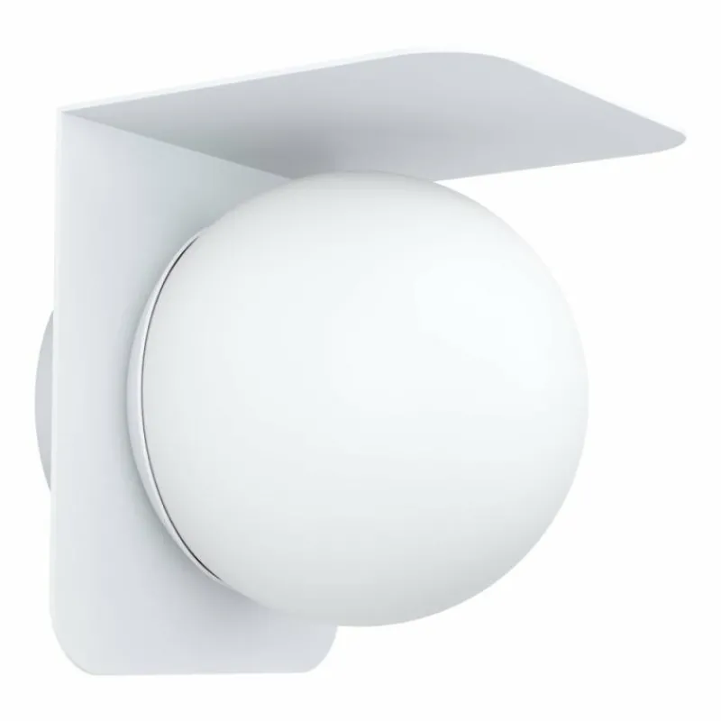 Luminaires Eglo Applique murale d'extérieur Eglo CORRIENTES Blanc, 1 lumière