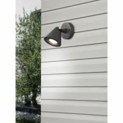 Luminaires Trio Applique murale d'extérieur Trio Kaveri Anthracite, 1 lumière