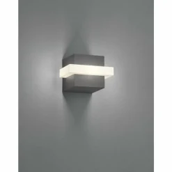 Luminaires Trio Applique murale d'extérieur Trio Mitchell LED Anthracite, 1 lumière