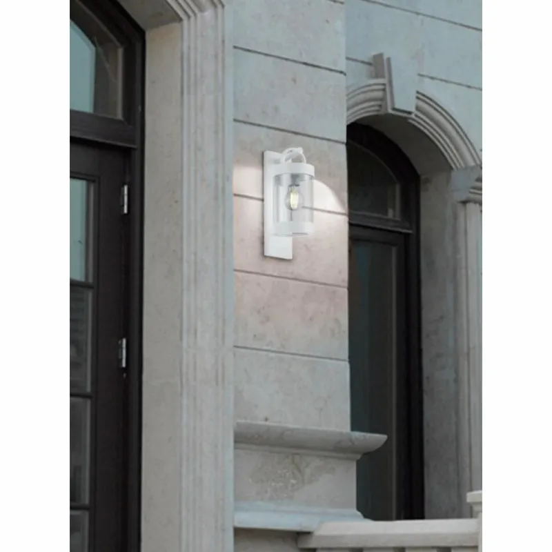 Luminaires Trio Applique murale d'extérieur Trio Sambesi Blanc, 1 lumière