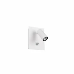 Luminaires Trio Applique murale d'extérieur Trio Tunga LED Blanc, 1 lumière, Détecteur de mouvement