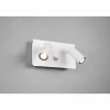 Luminaires Trio Applique murale d'extérieur Trio Tunga LED Blanc, 2 lumières, Détecteur de mouvement