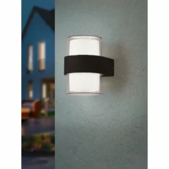 Luminaires Reality Applique murale d'extérieur Reality Molina LED Anthracite, 2 lumières