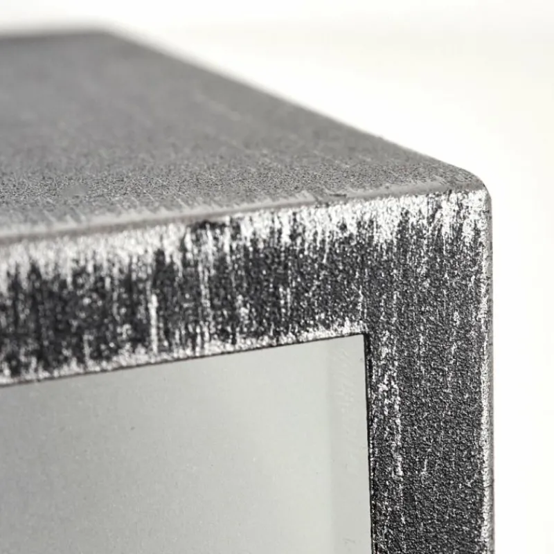 hofstein Applique murale d'extérieur Hakkas Noir, Argenté, 1 lumière