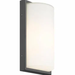 Luminaires LCD Applique murale d'extérieur LCD 039SEN Noir, 1 lumière, Détecteur de mouvement