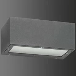 Luminaires LCD Applique murale d'extérieur LCD 1500 Noir, 1 lumière