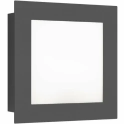 Luminaires LCD Applique murale d'extérieur LCD 3007LEDSEN Noir, 1 lumière, Détecteur de mouvement