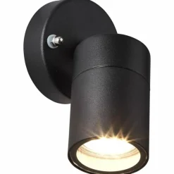 Luminaires Brilliant Applique murale d'extérieur Brillliant Traver Noir, 1 lumière